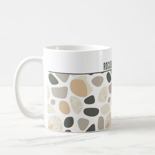 Caneca De Café Mug de café personalizado "Rocking the Kitchen" (Esquerda)