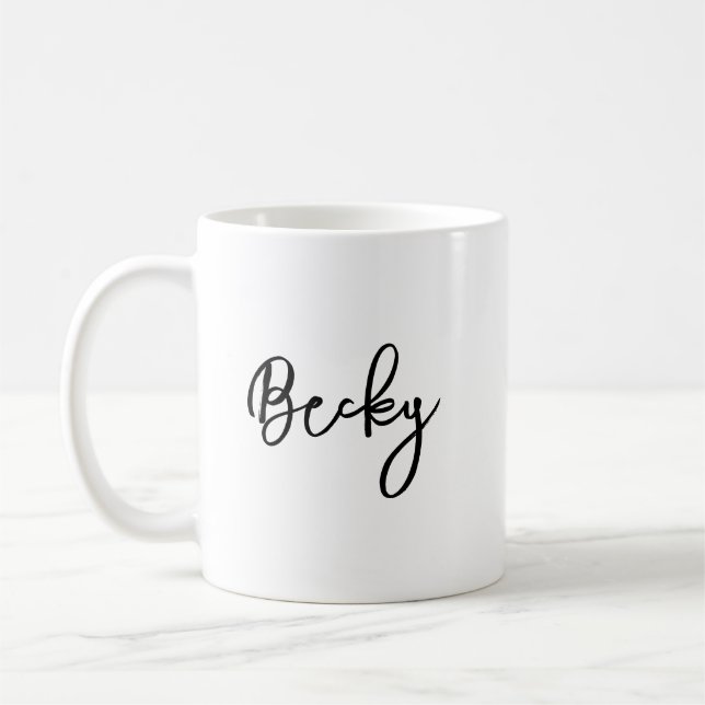Caneca De Café Mug de café personalizado, Taça de café personaliz (Esquerda)