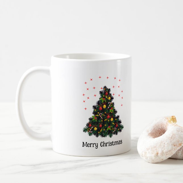 Caneca De Café Mug de café personalizável | Presente perfeito par (Com Donut)