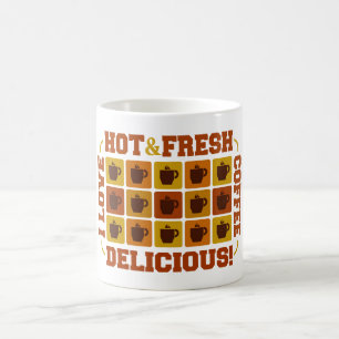 Caneca De Café Mug de café quadrado - escolha estilo e cor