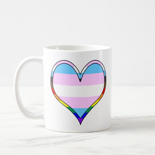 Caneca De Café Mug de Café Trans Pride (Esquerda)