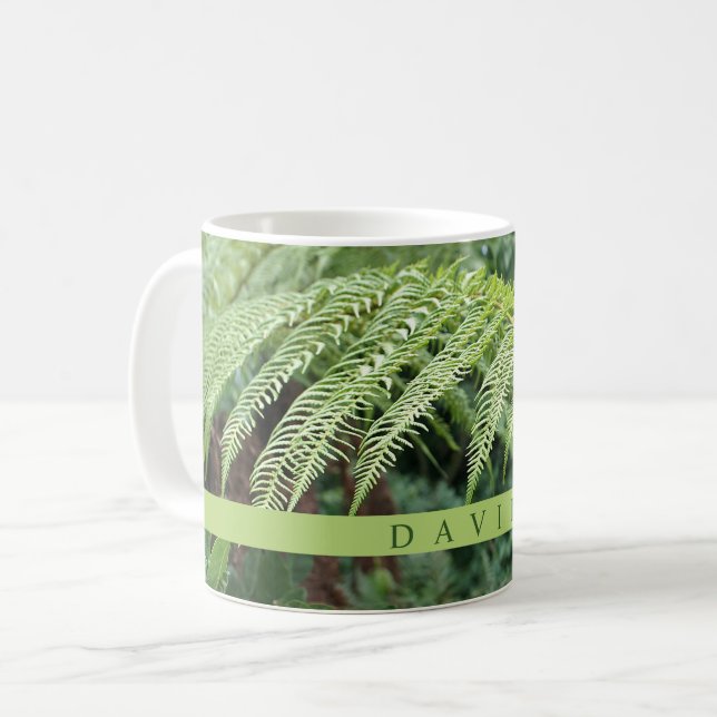 Caneca De Café Mug de café verde-claro (Frente Esquerda)