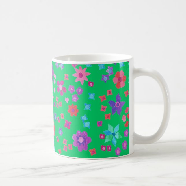 Caneca De Café Mug de café verde com ventilador (Direita)