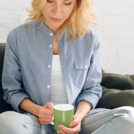 Caneca De Café Mug de café verde macio
