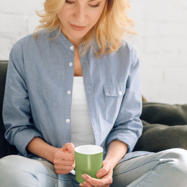 Caneca De Café Mug de café verde macio (Criador carregado)