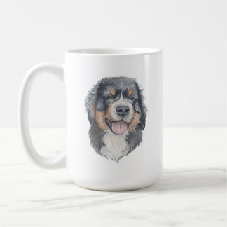 Caneca De Café Mug de Cão da Montanha Bernese | 15 oz