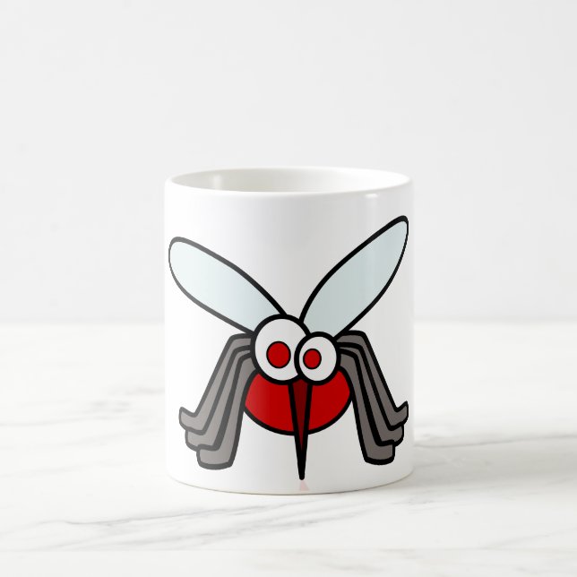 Caneca De Café Mug de caricatura de mosquito (Centro)