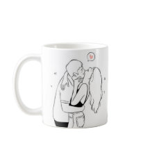 Mug de Casal Romântico - Presente bonito para aman