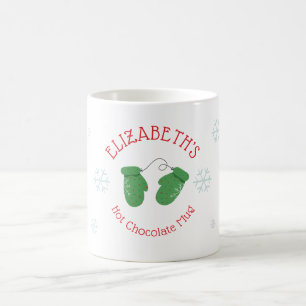 Caneca De Café Mug de chocolate quente Mitten personalizado para 