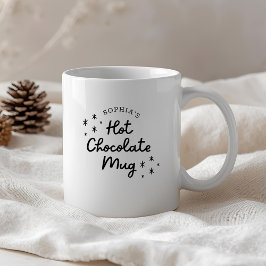 Caneca De Café Mug de chocolate quente para caligrafia em forma d