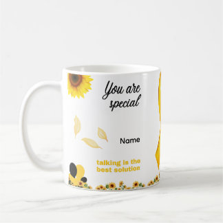 Caneca De Café Mug de Consciência Amarelo - Você É Especial