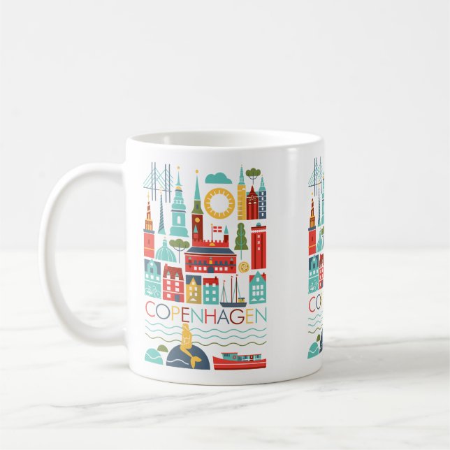Caneca De Café Mug de Copenhaga (Esquerda)