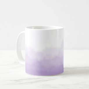 Caneca De Café Mug de Cor de Água Roxa Moderna de Ombre