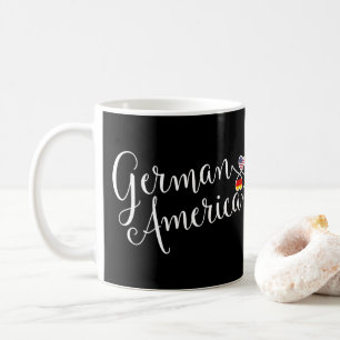 Caneca De Café Mug de Corações Enturado Alemão-Americano