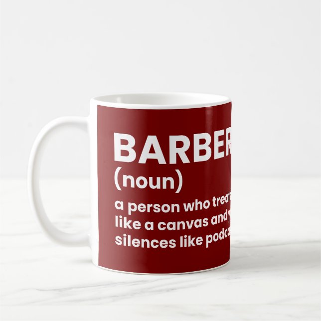 Caneca De Café Mug de definição de barbeiro (Esquerda)