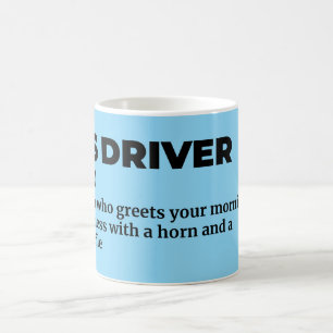 Caneca De Café Mug De Definição De Driver De Trânsito Público