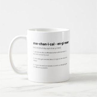 Caneca De Café Mug de definição de Engenheiro mecânico