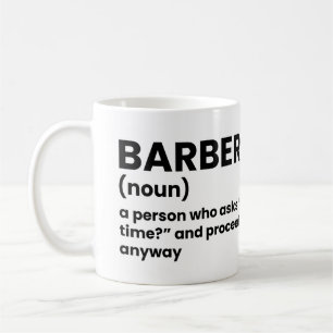 Caneca De Café Mug de Definição de Trabalho de Barber