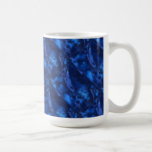 Caneca De Café Mug De Design Abstrato "Águas Profundas Cortadas"