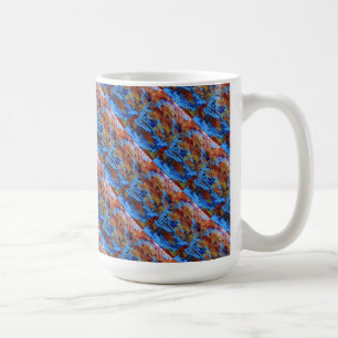 Caneca De Café Mug de design abstrato "Autumn Streams"