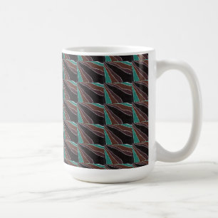 Caneca De Café Mug De Design Abstrato De "Muitos Caminhos Enviado