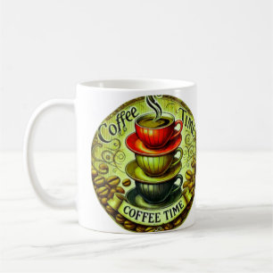 Caneca De Café Mug de dois tons Adicione um pop de cor ao seu com