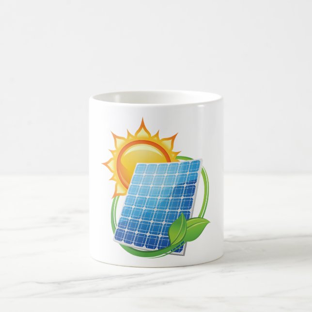Caneca De Café Mug de energia solar (Centro)
