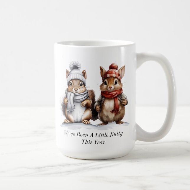 Caneca De Café Mug de Esquilo de inverno (Direita)