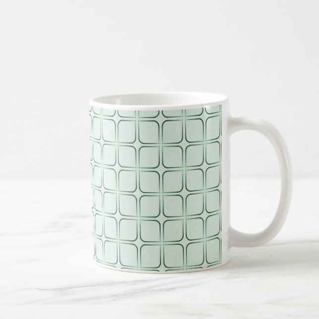 Caneca De Café Mug de Fab Retro, Verde (Direita)