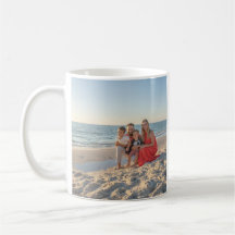 Mug de Feriado Personalizado da Família - Fotograf