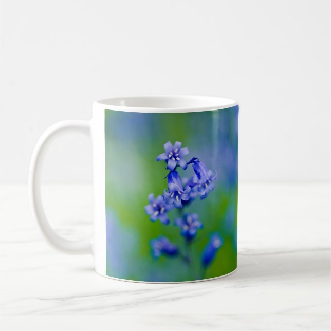 Caneca De Café Mug de flor de Bluebell (Esquerda)