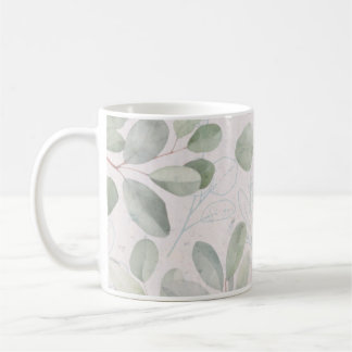 Caneca De Café Mug De Flores Presas, Natureza Floral De Primavera