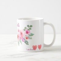 Mug de Flores Rosa
