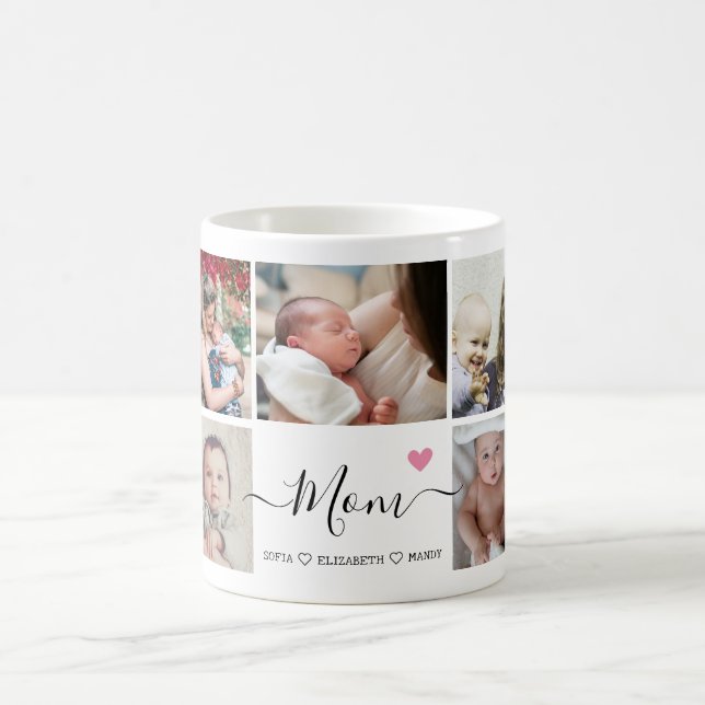 Caneca De Café Mug de Foto do Dia da Mãe Personalizada (Centro)