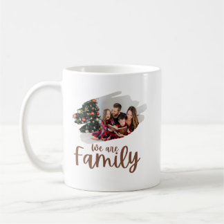 Caneca De Café Mug de Fotografia da Família Simples White Brown