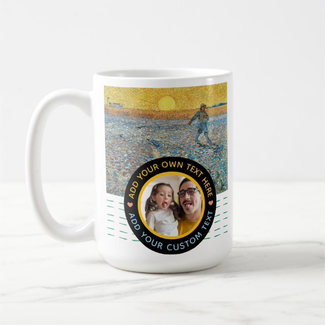 Caneca De Café Mug de Fotografia e Texto Personalizado - Memória  (Esquerda)