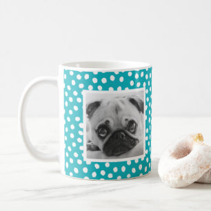 Caneca De Café Mug de Fotografia Personalizada de Padrão Branco