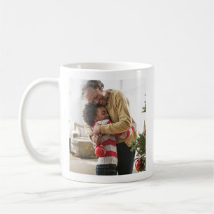 Caneca De Café Mug de fotos de Natal de Férias da Família memor