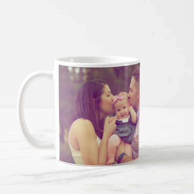Caneca De Café Mug de Fotos Personalizado (Esquerda)