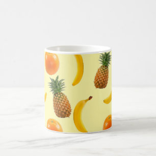 Caneca De Café Mug de Fruta tropical