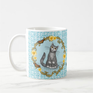 Caneca De Café Mug de gato e rato