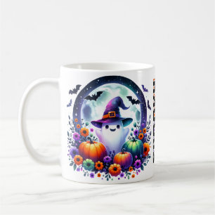 Caneca De Café Mug de Halloween com Fantasma Cute
