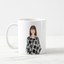 Caneca De Café Mug de imagem personalizada de aquarela