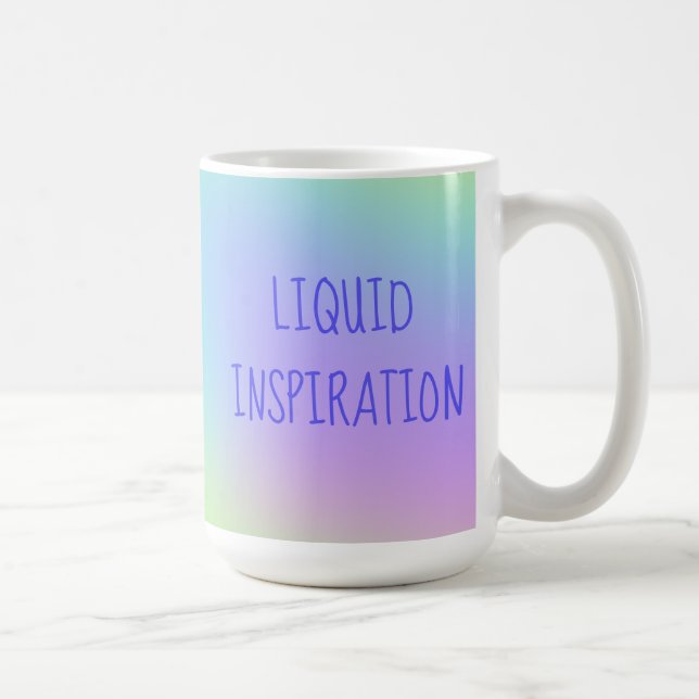 Caneca De Café Mug de Inspiração Líquida (Direita)