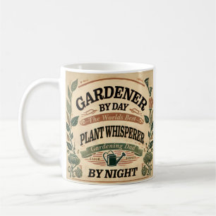 Caneca De Café Mug de jardineiro personalizável