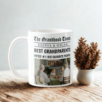Mug de jornal personalizado | Melhores Avós