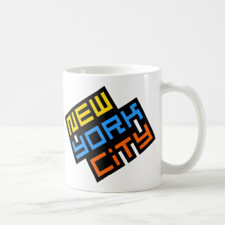 Caneca De Café Mug de logotipo da Retro Nova Iorque