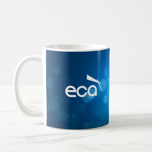 Caneca De Café Mug de logotipo de rádio ECA (Esquerda)