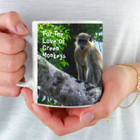 Mug de macacos verdes Barbados