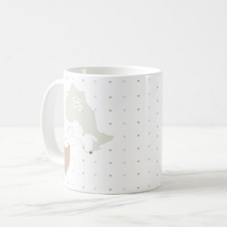 Caneca De Café Mug de Mapa Personalizado